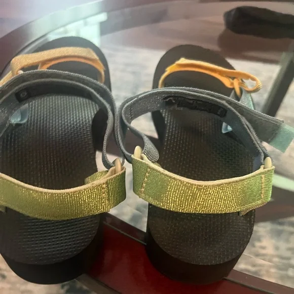 Teva Sandals in Blue and Yellow - Picture 3 of 4